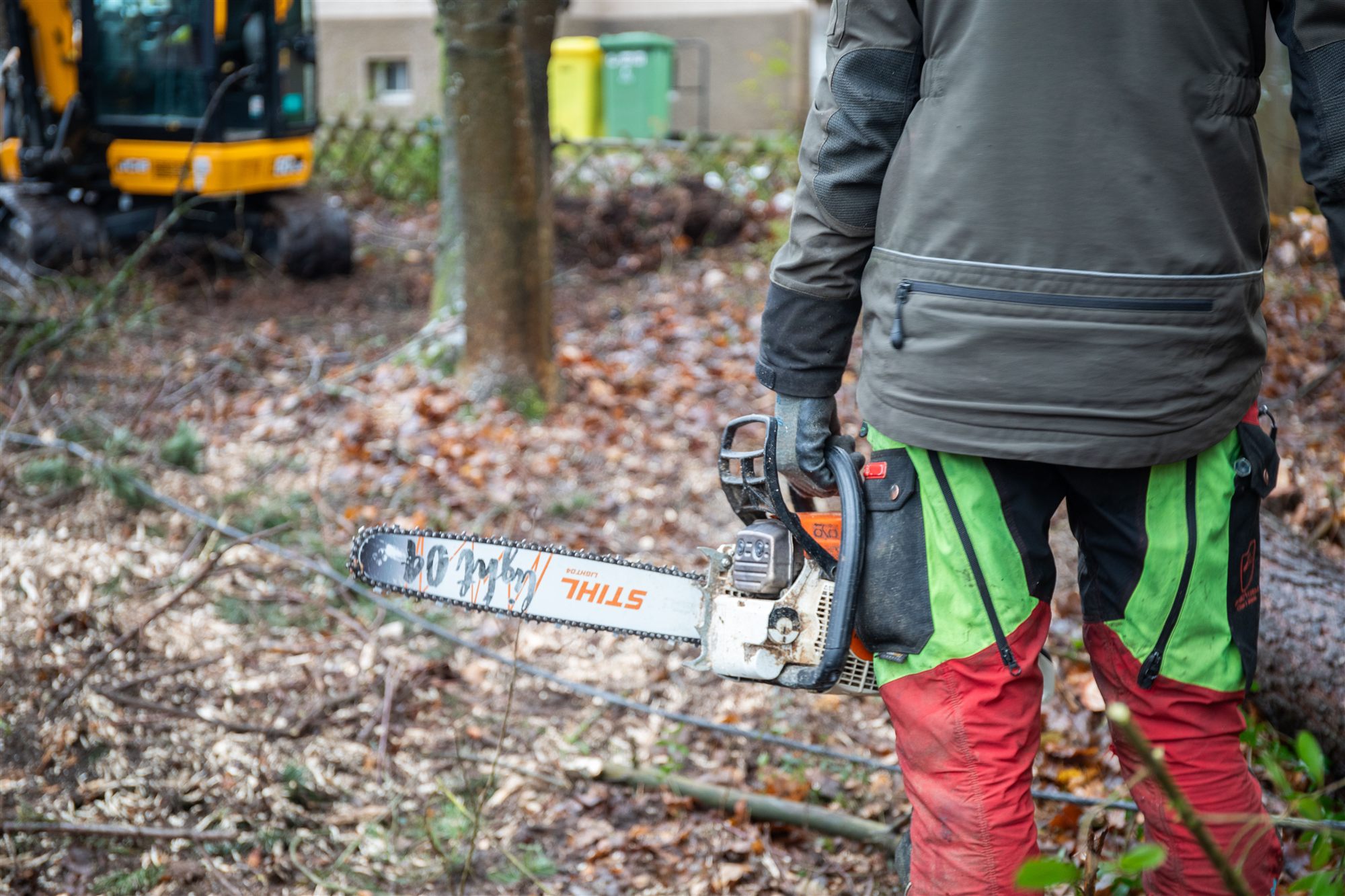 Marcel Bauer bei der Arbeit